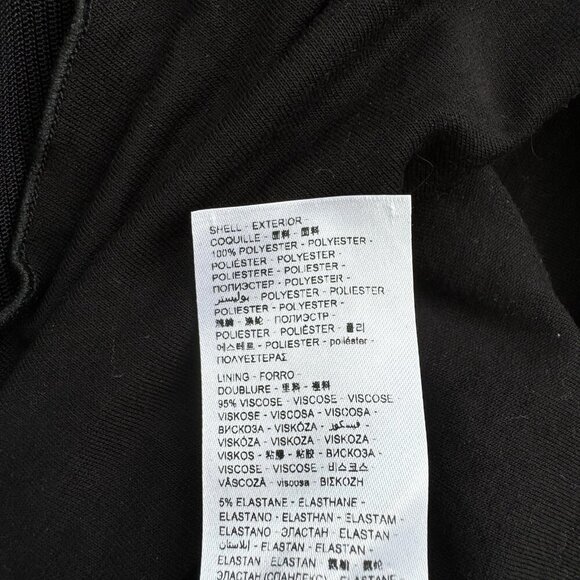 Desigual women's Top Sheer Embellished Rhinestones Floral Black Small - Picture 15 of 16